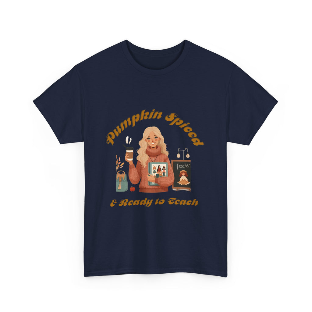Pumpkin Spiced 6 Unisex Heavy Cotton Tee