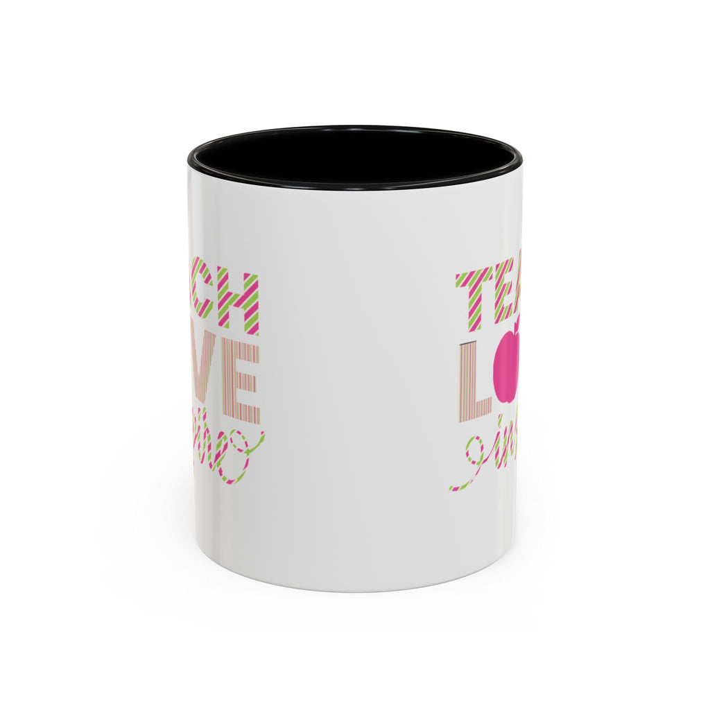 Teach Love Inspire Accent Coffee Mug
