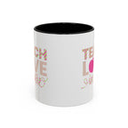 Teach Love Inspire Accent Coffee Mug