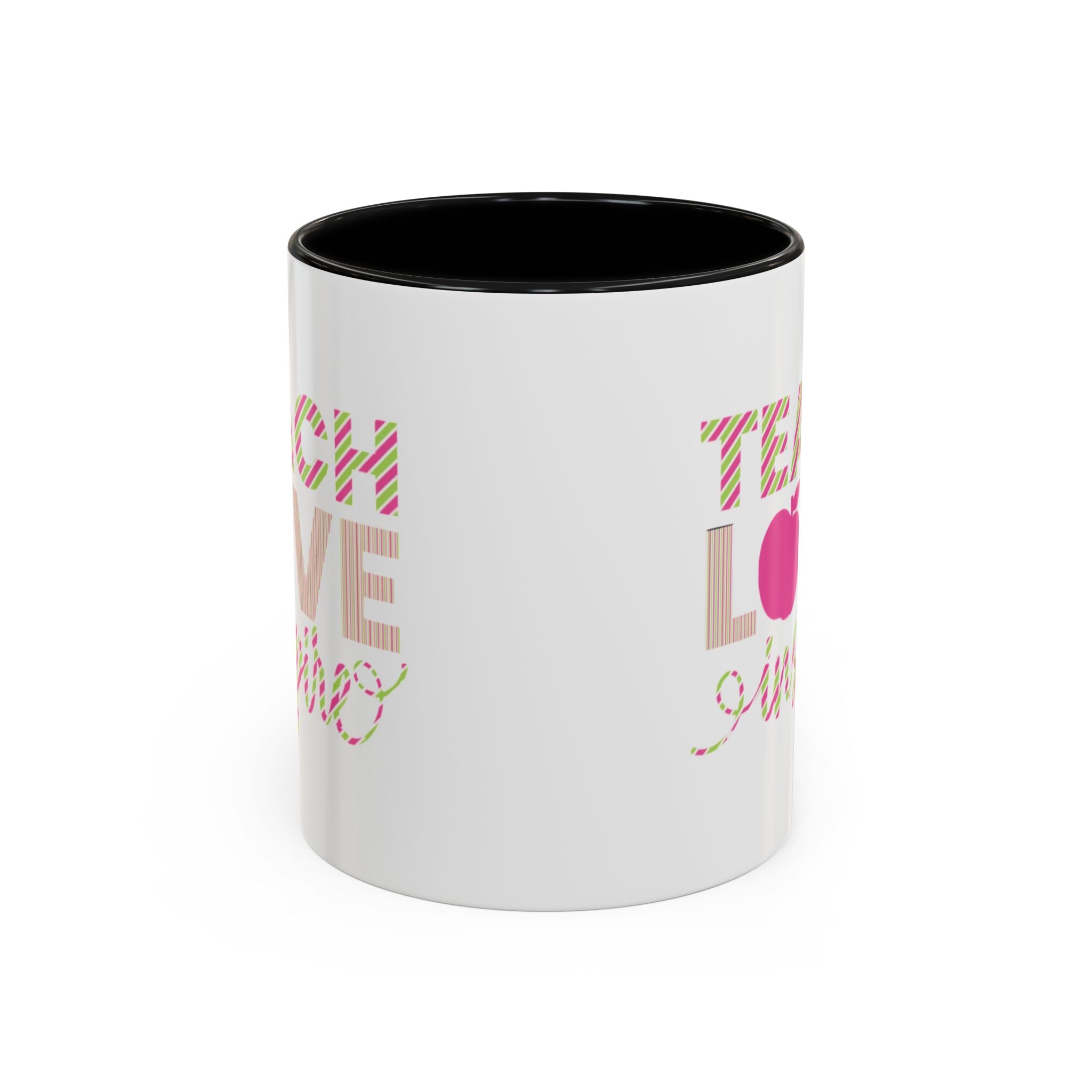 Teach Love Inspire Accent Coffee Mug