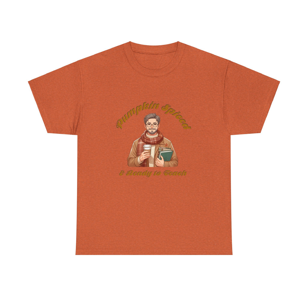 Pumpkin Spiced 7 Unisex Heavy Cotton Tee