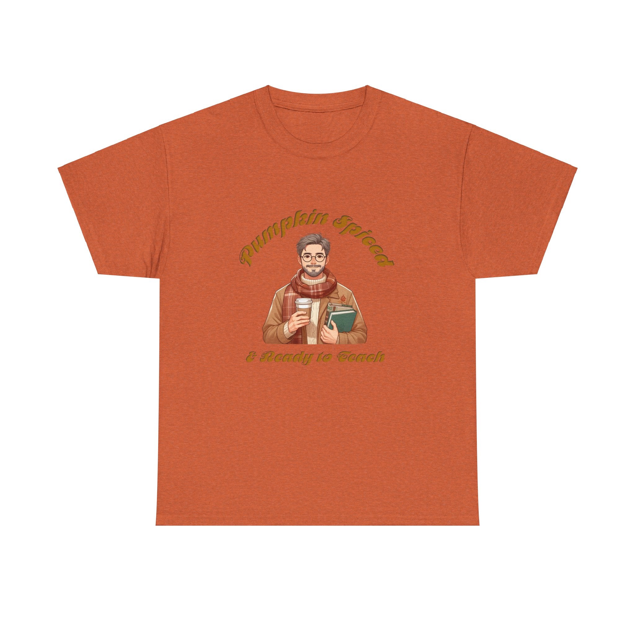 Pumpkin Spiced 7 Unisex Heavy Cotton Tee