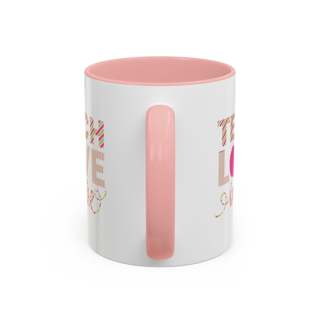 Teach Love Inspire Accent Coffee Mug