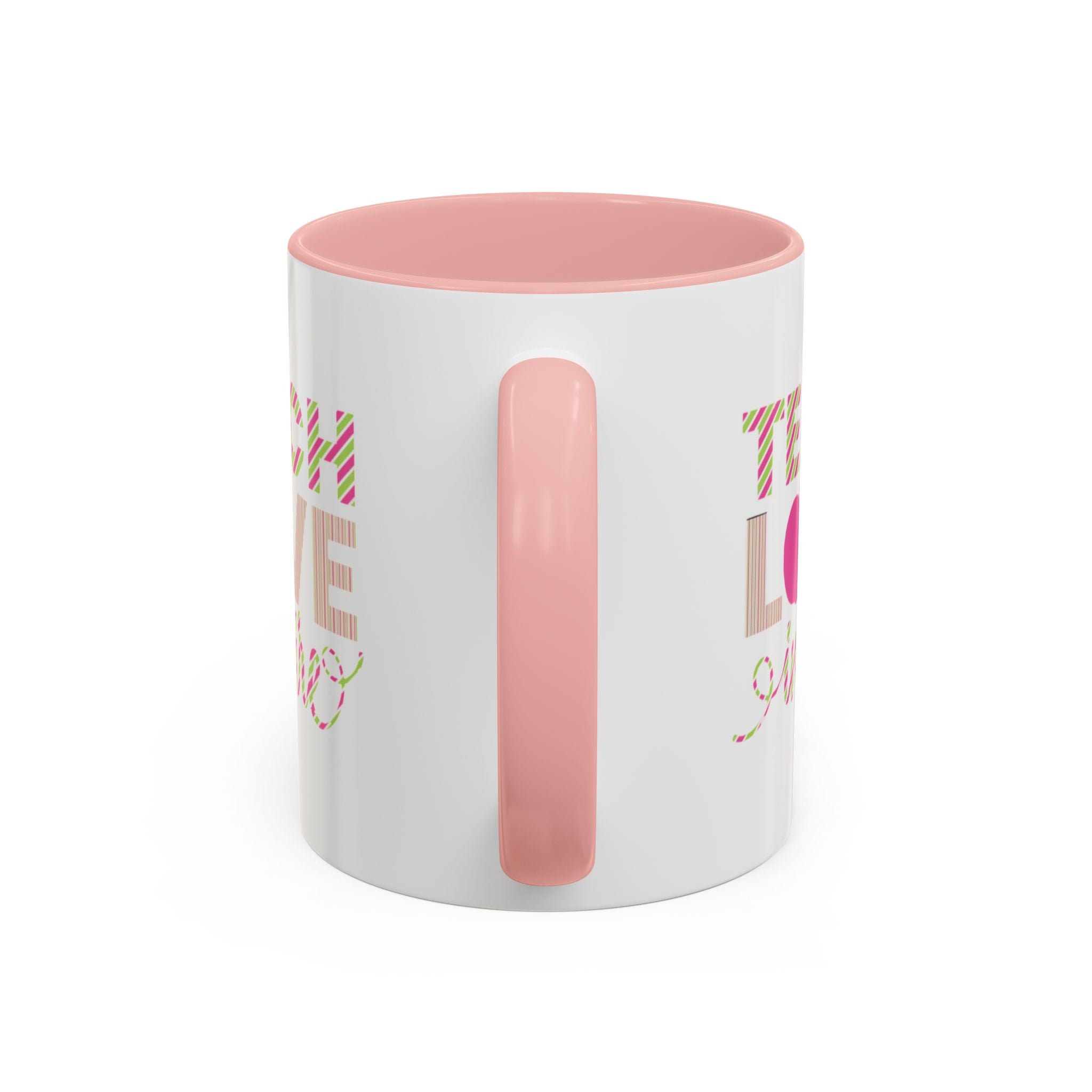 Teach Love Inspire Accent Coffee Mug