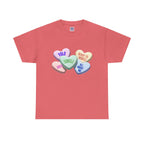 Single Hearts Valentine Unisex Tee