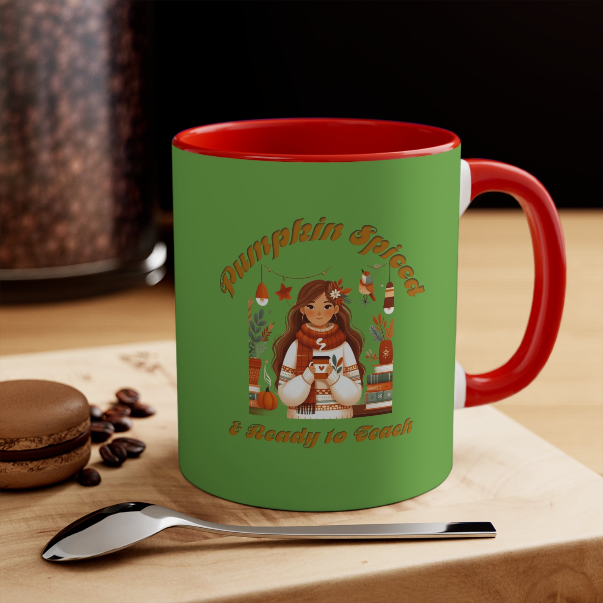 Pumpkin Spiced 3 11oz Accent Mug