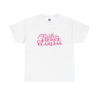 MVC Goes Pink: Faith, Fierce, Fearless Cotton Tee
