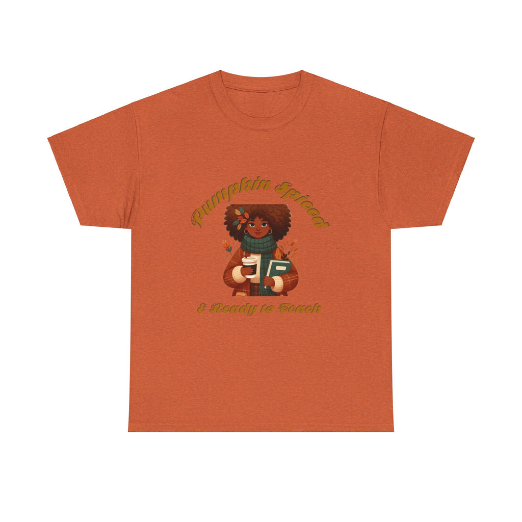 Pumpkin Spiced 5 Unisex Heavy Cotton Tee