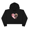 Queen of Hearts Crop Hoodie - Stylish and Empowering Women's Fashion