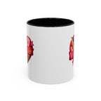 Teaching is Love Valentine’s Accent Coffee Mug (11oz, 15oz)