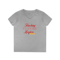 Teaching Future Leaders Ladies' V-Neck T-Shirt