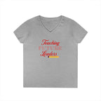 Teaching Future Leaders Ladies' V-Neck T-Shirt