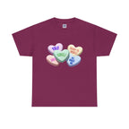 Single Hearts Valentine Unisex Tee