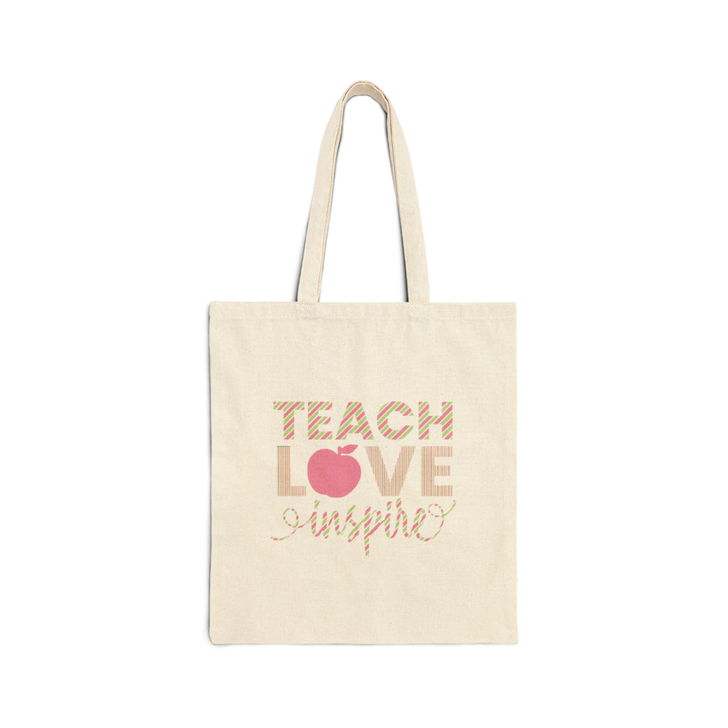 Teach Love Inspire Teacher Tote Bag