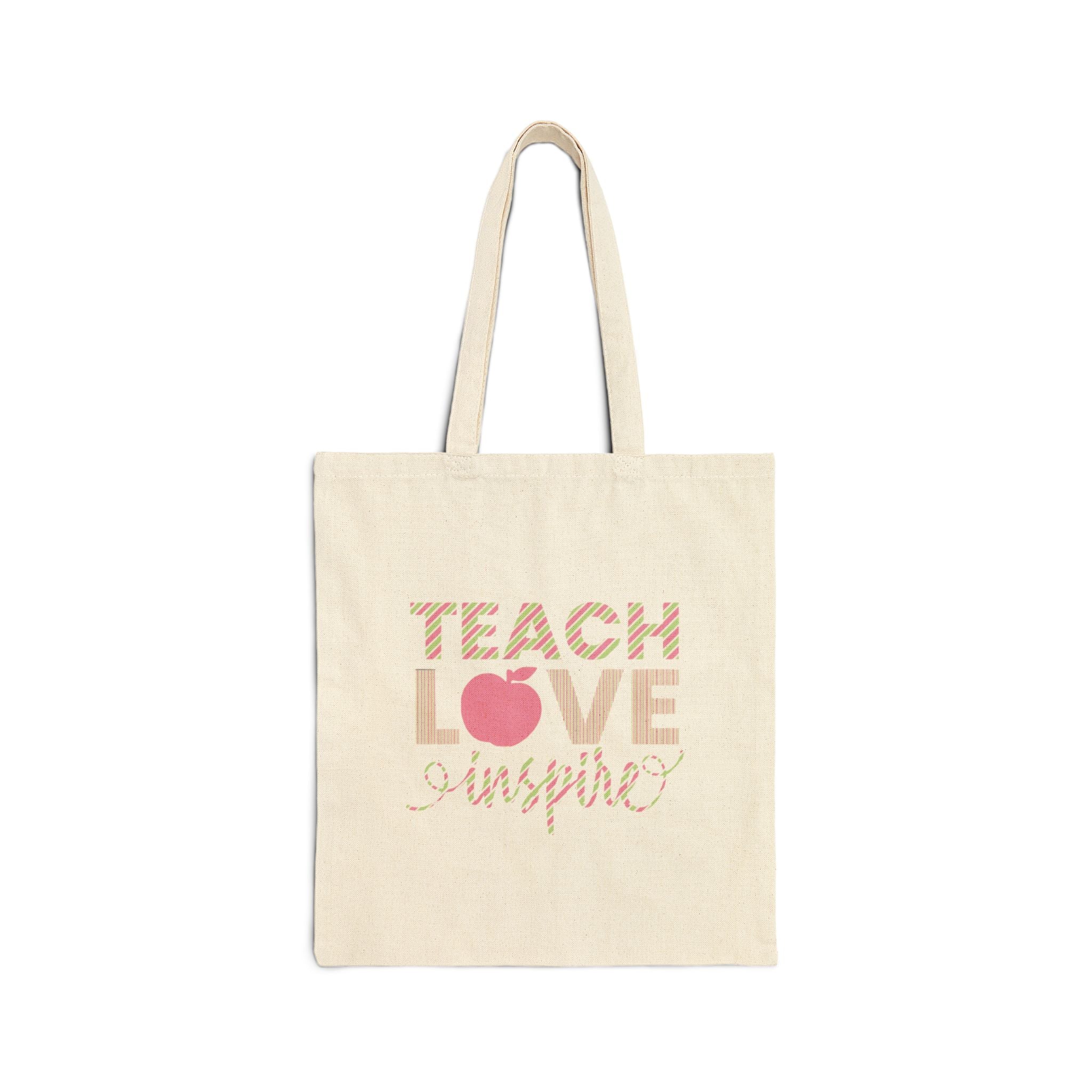 Teach Love Inspire Teacher Tote Bag