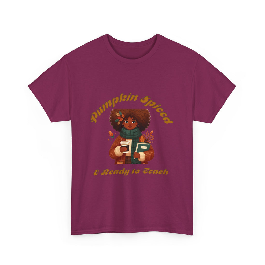 Pumpkin Spiced 5 Unisex Heavy Cotton Tee