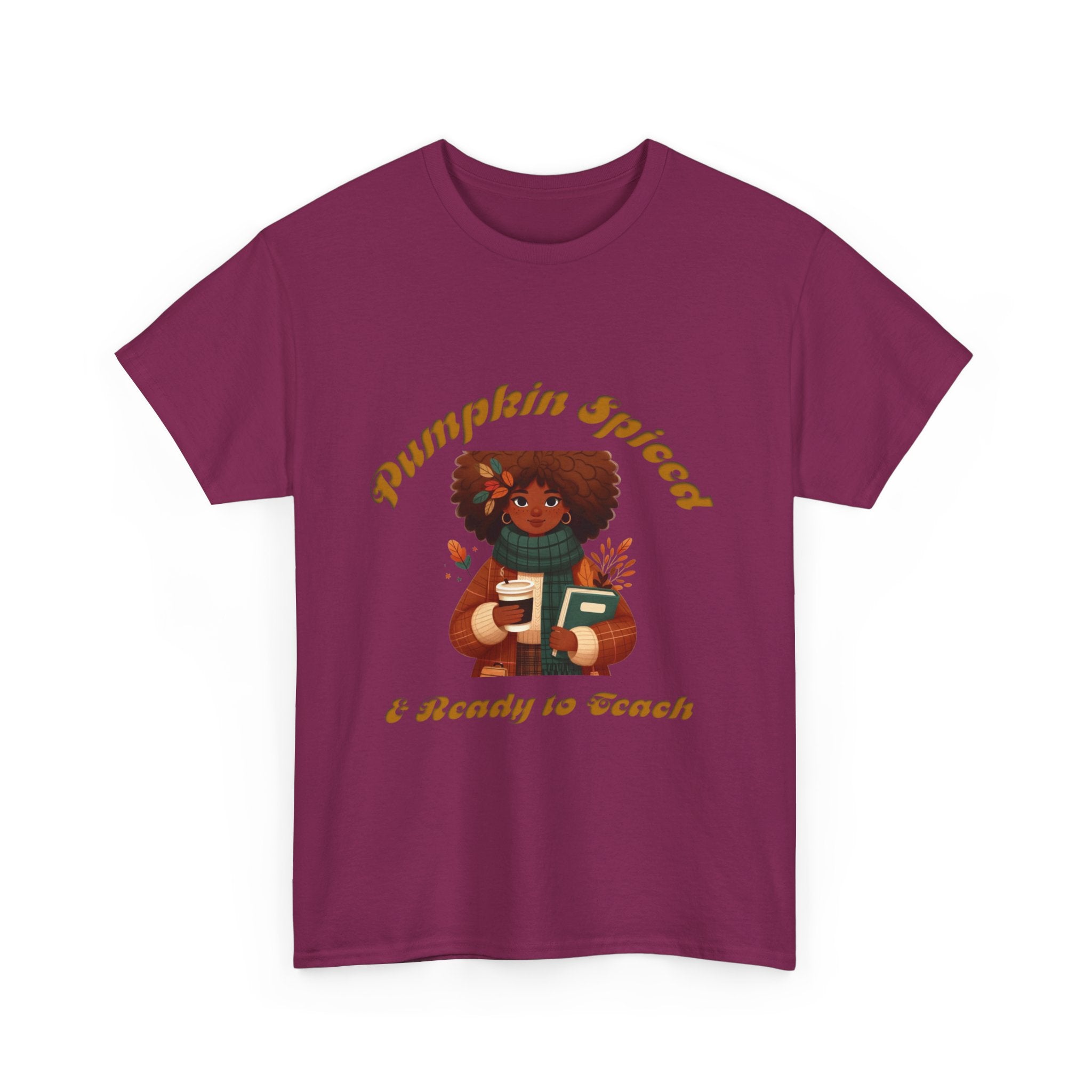 Pumpkin Spiced 5 Unisex Heavy Cotton Tee