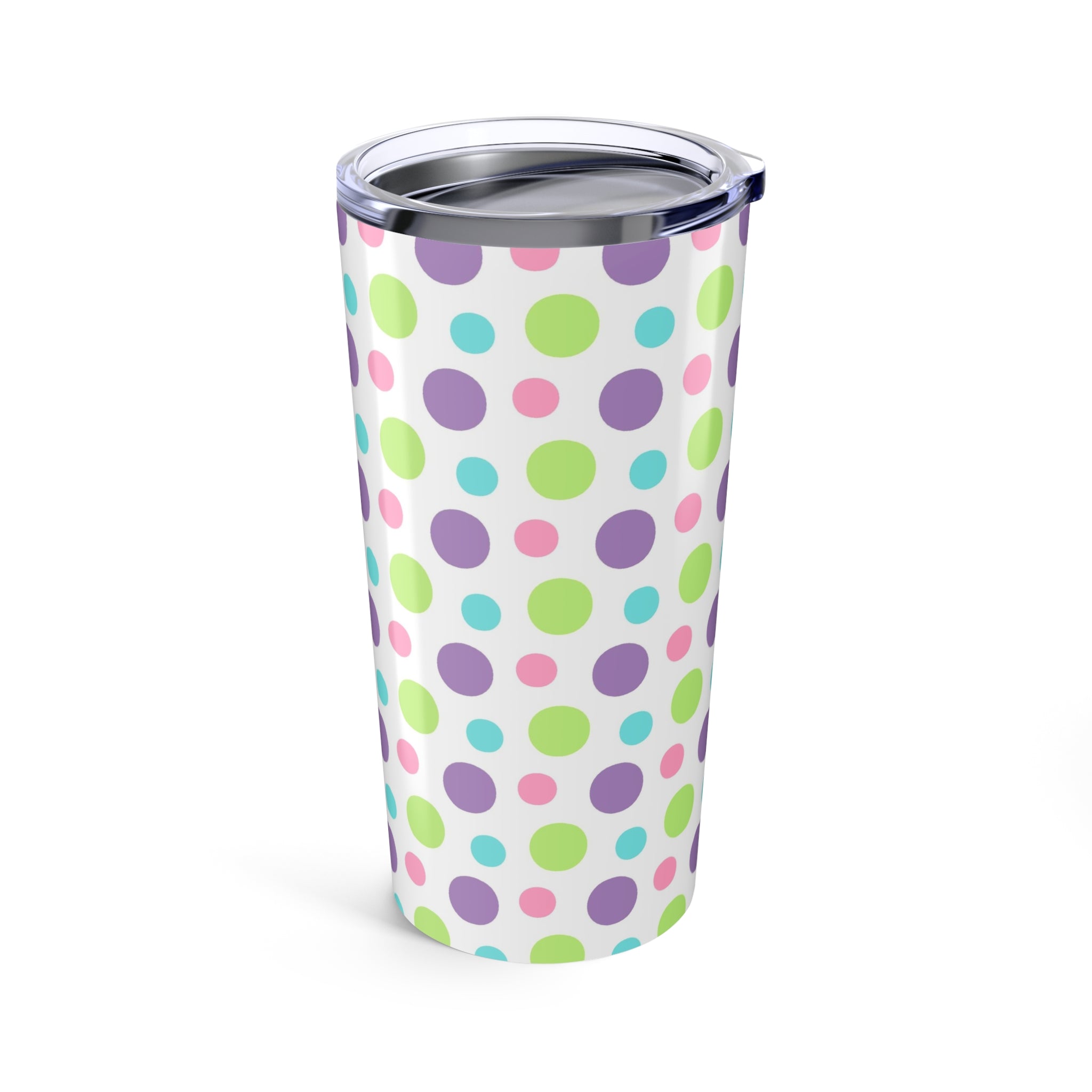 20oz Tumbler Colorful Polka Dot