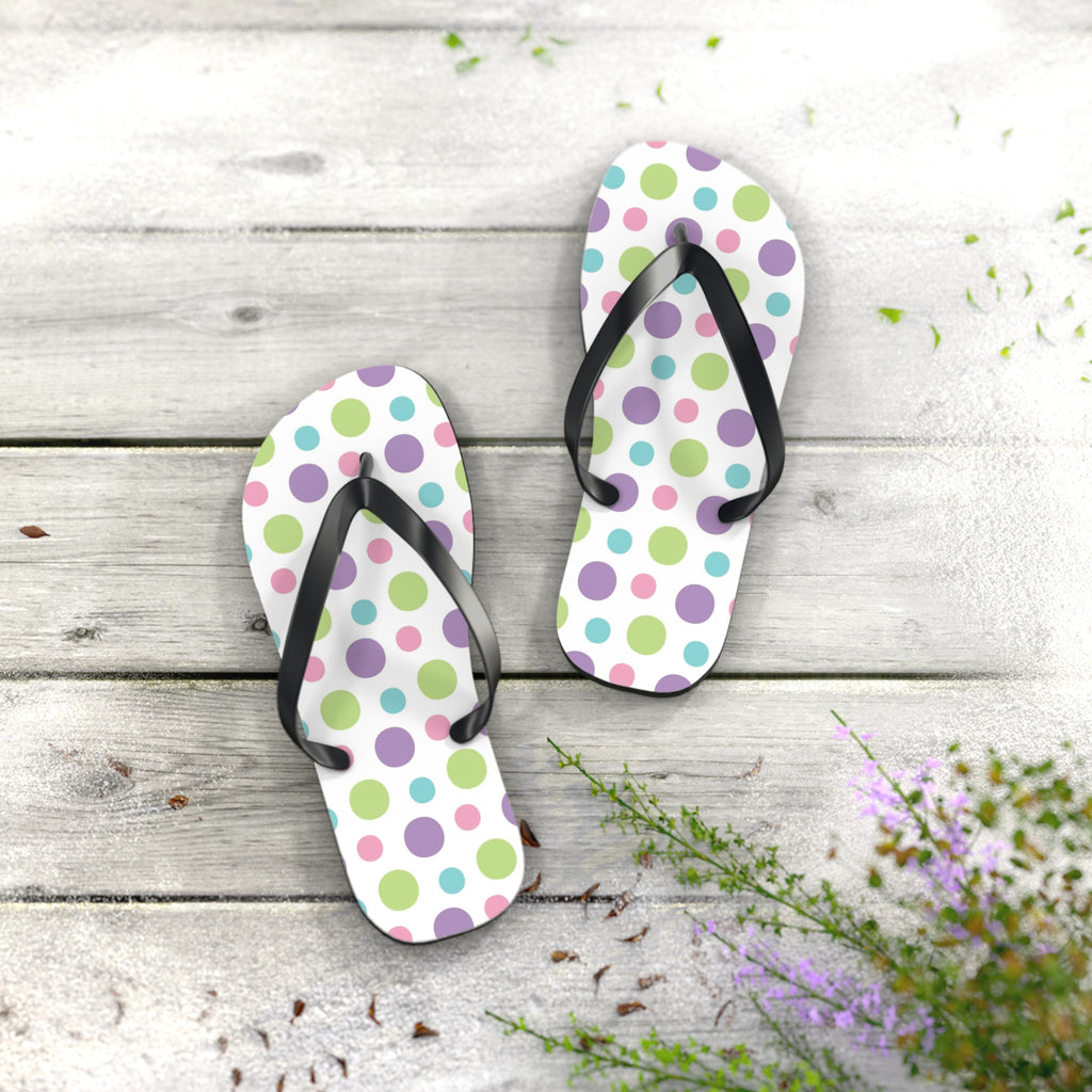 Flip Flops Polka Dots