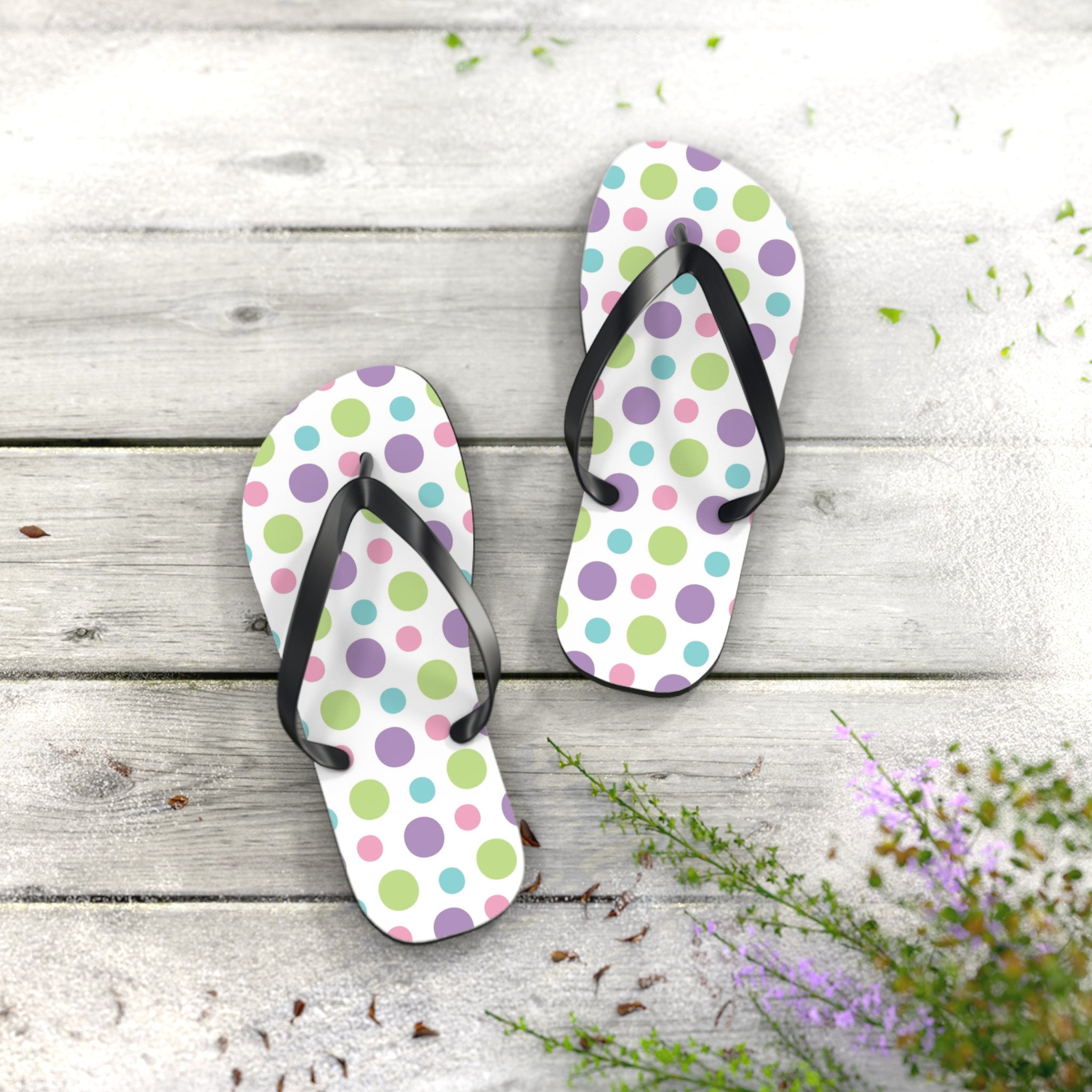 Flip Flops Polka Dots