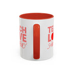 Teach Love Inspire Accent Coffee Mug