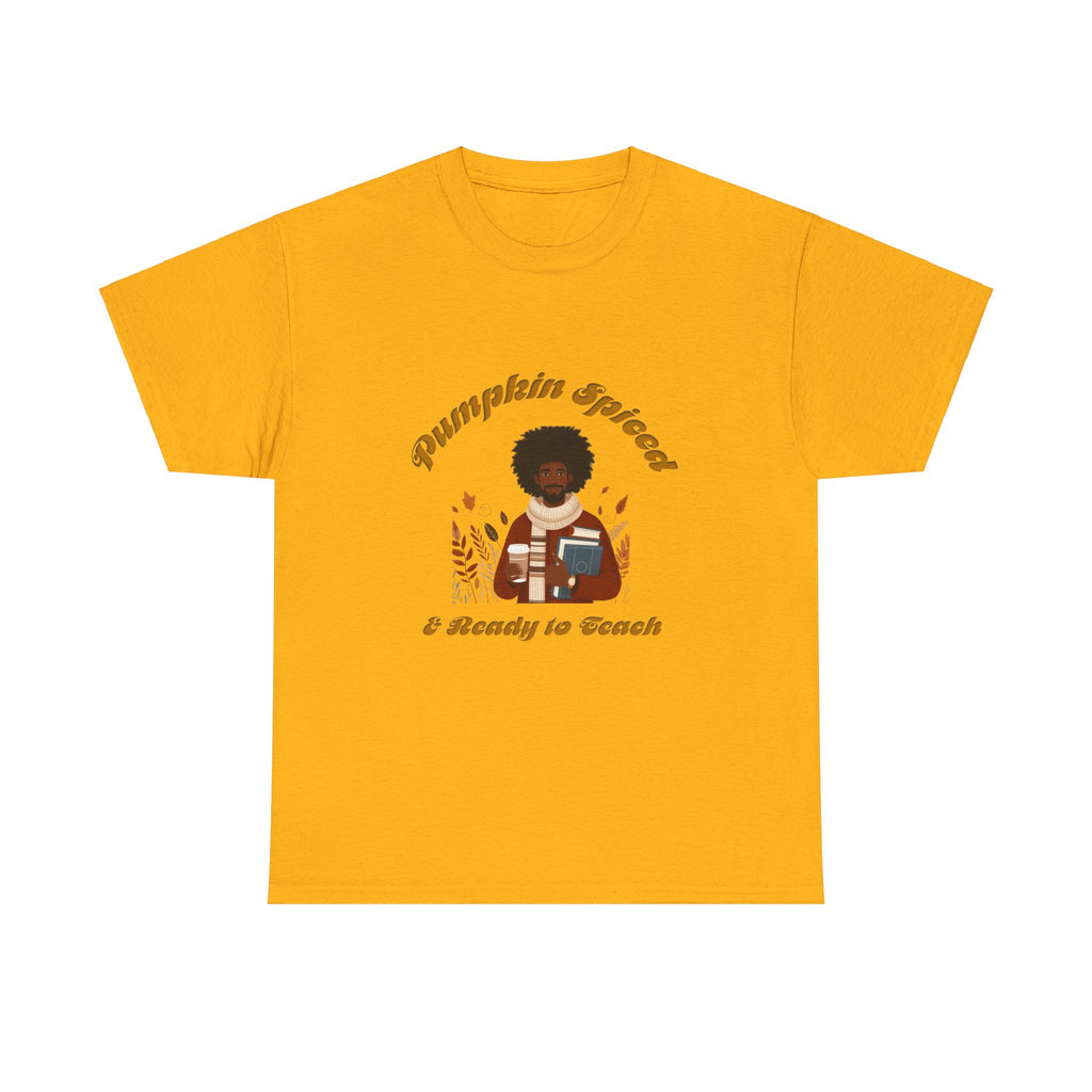 Pumpkin Spiced 4 Unisex Heavy Cotton Tee