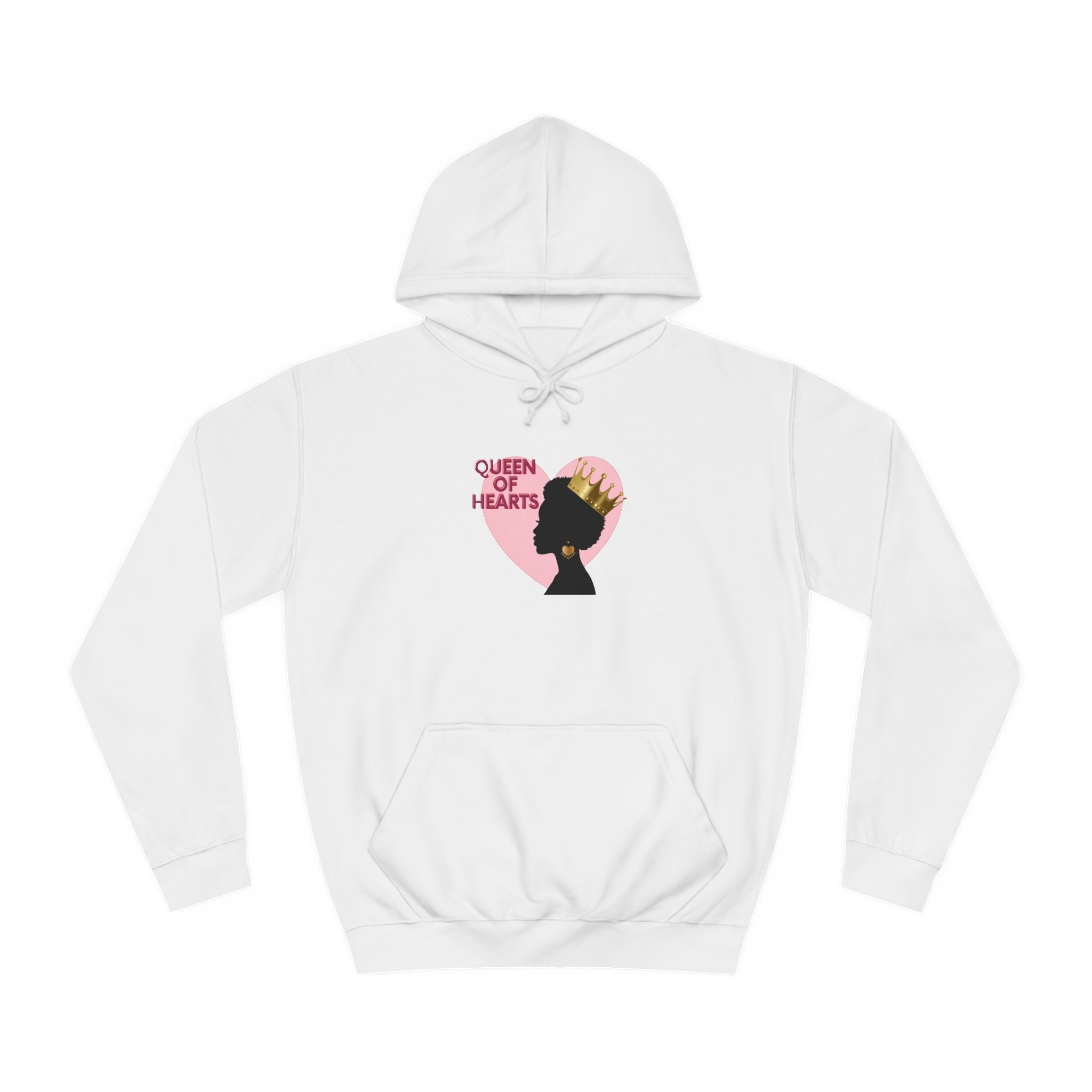 Queen of Hearts Unisex College Hoodie