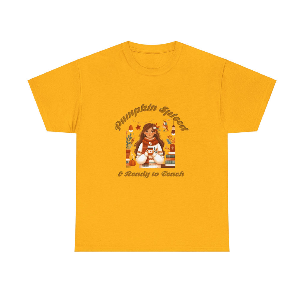 Pumpkin Spiced 3 Unisex Heavy Cotton Tee