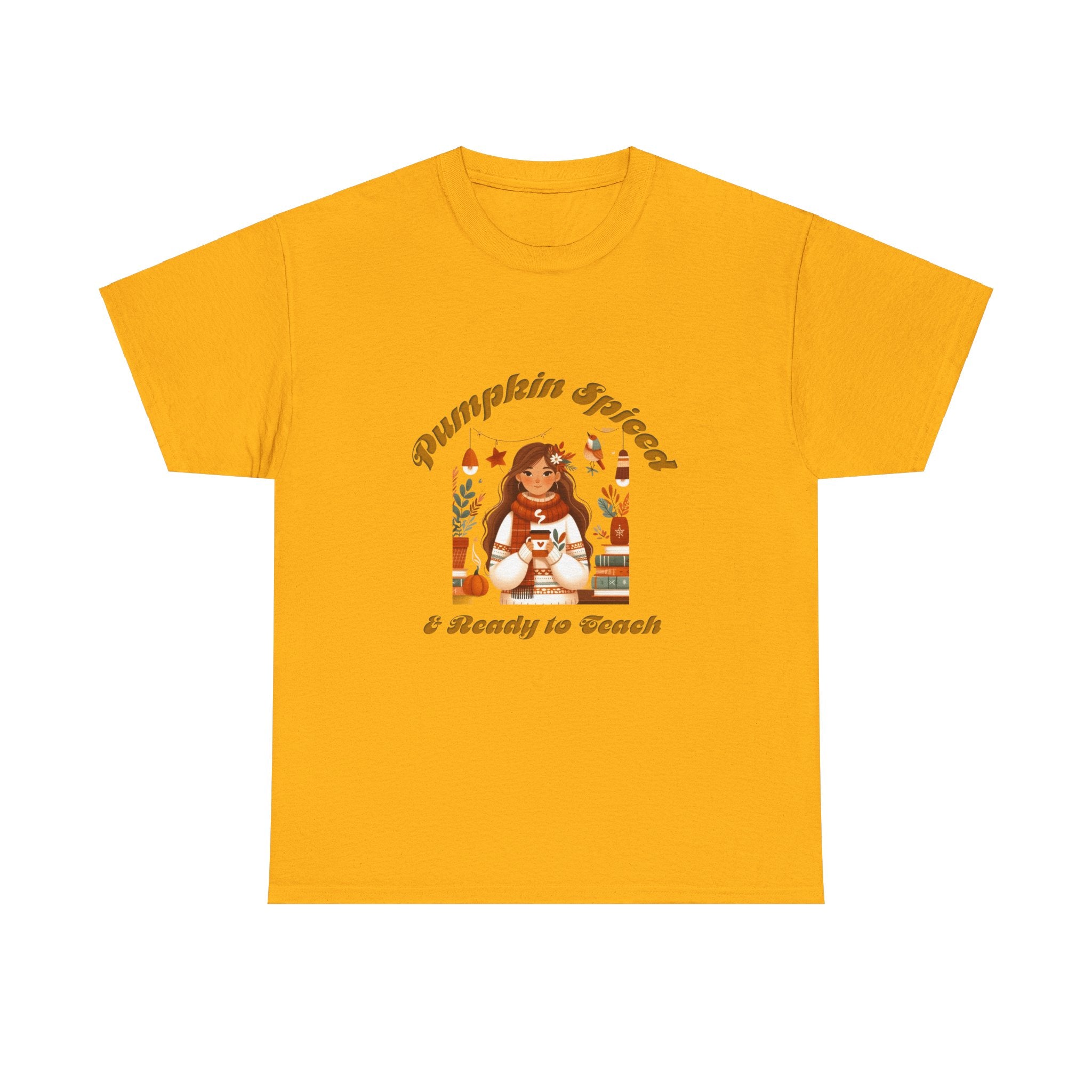 Pumpkin Spiced 3 Unisex Heavy Cotton Tee