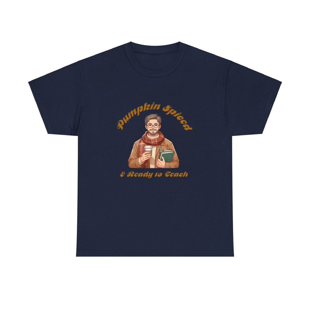 Pumpkin Spiced 7 Unisex Heavy Cotton Tee