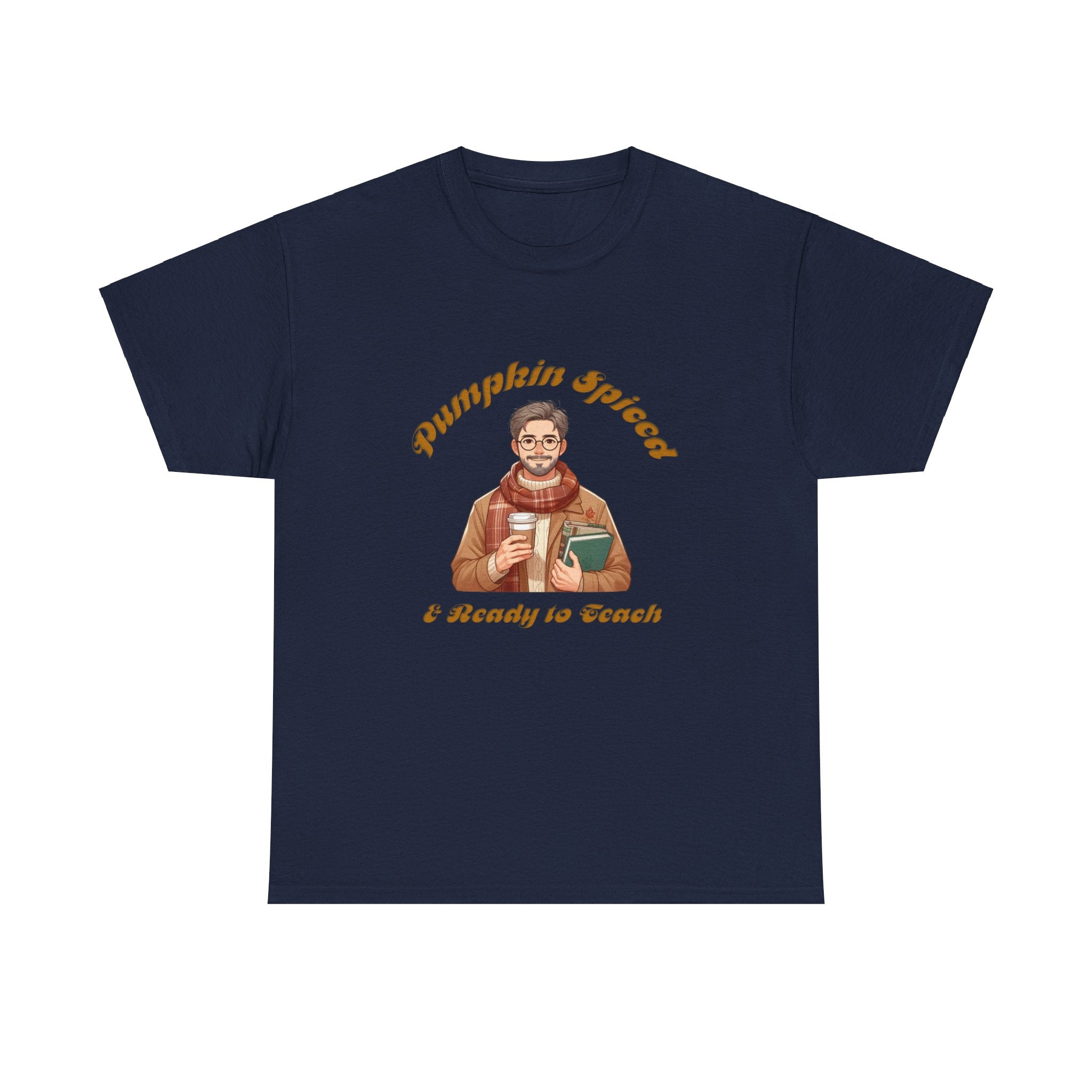 Pumpkin Spiced 7 Unisex Heavy Cotton Tee