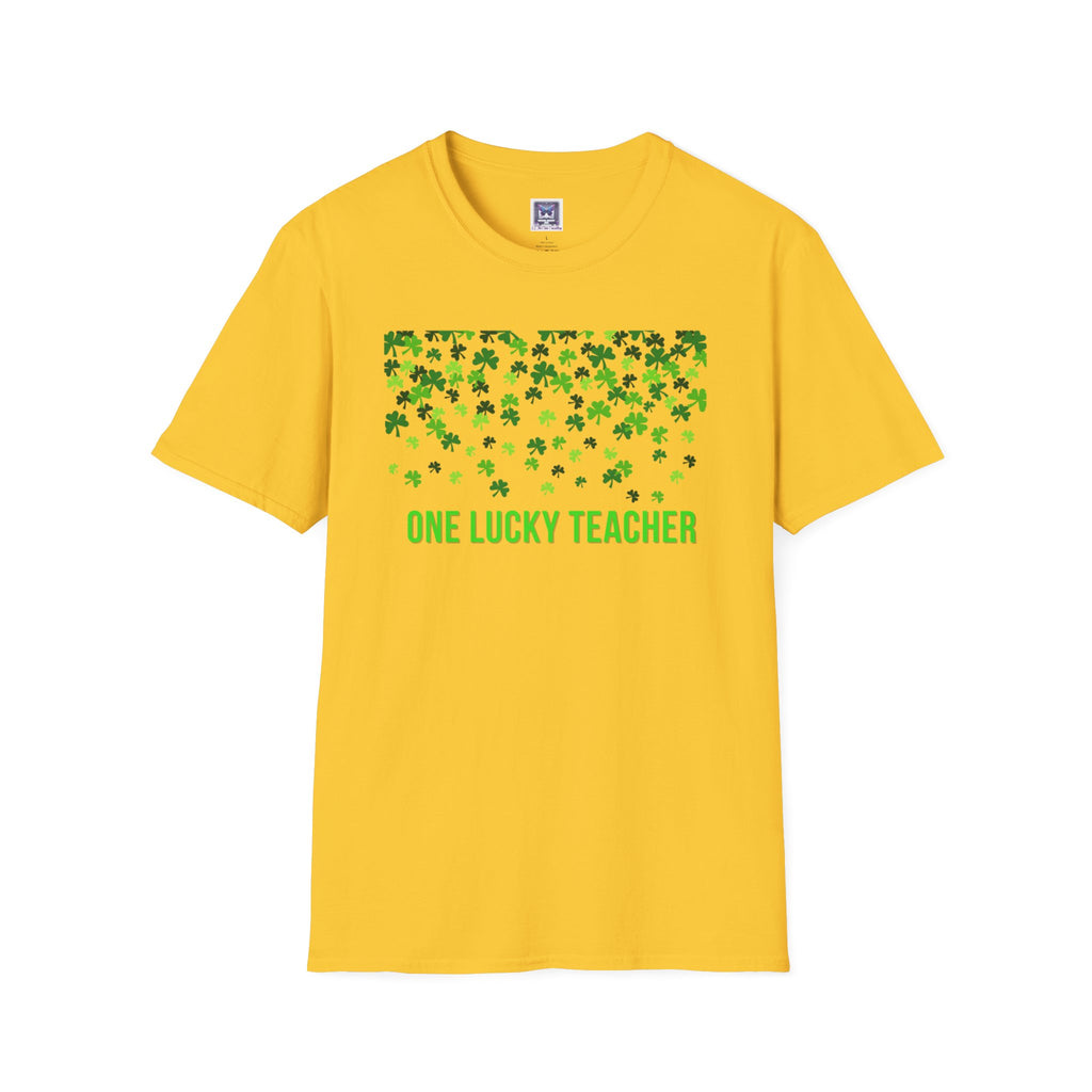 One Lucky Teacher Unisex Softstyle T-Shirt