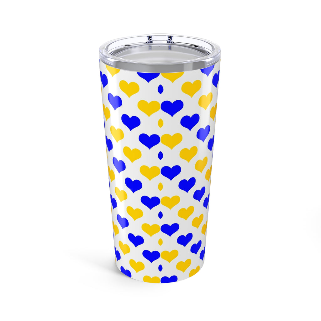 20oz Tumbler Heart Pattern