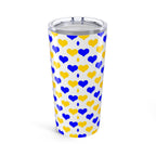 20oz Tumbler Heart Pattern