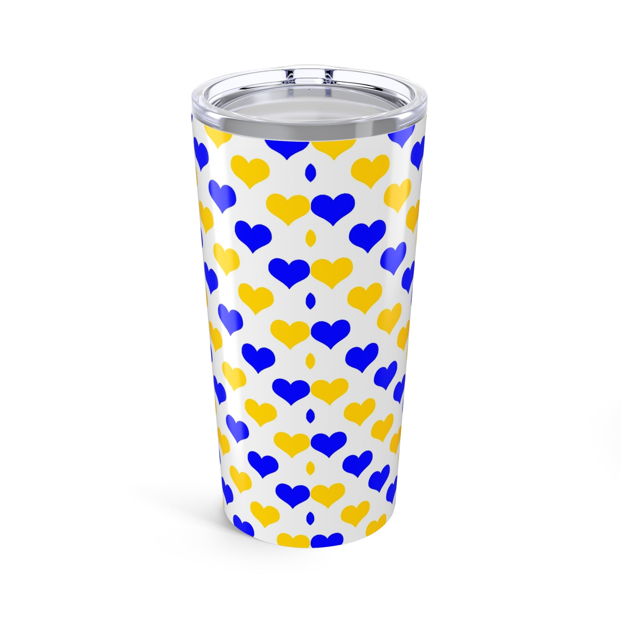 20oz Tumbler Heart Pattern