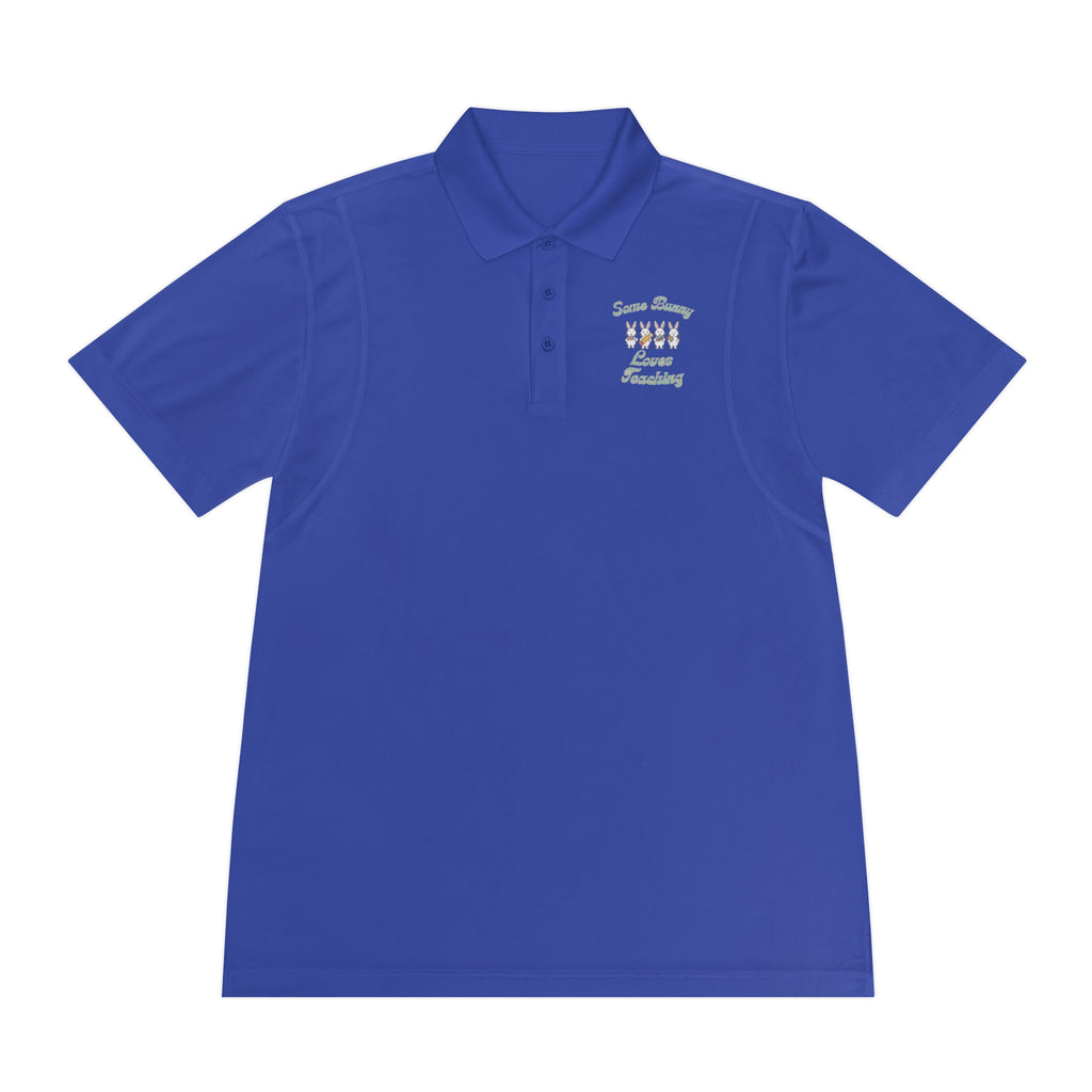 Some Bunny Loves Teaching Unisex Sport Polo Shirt