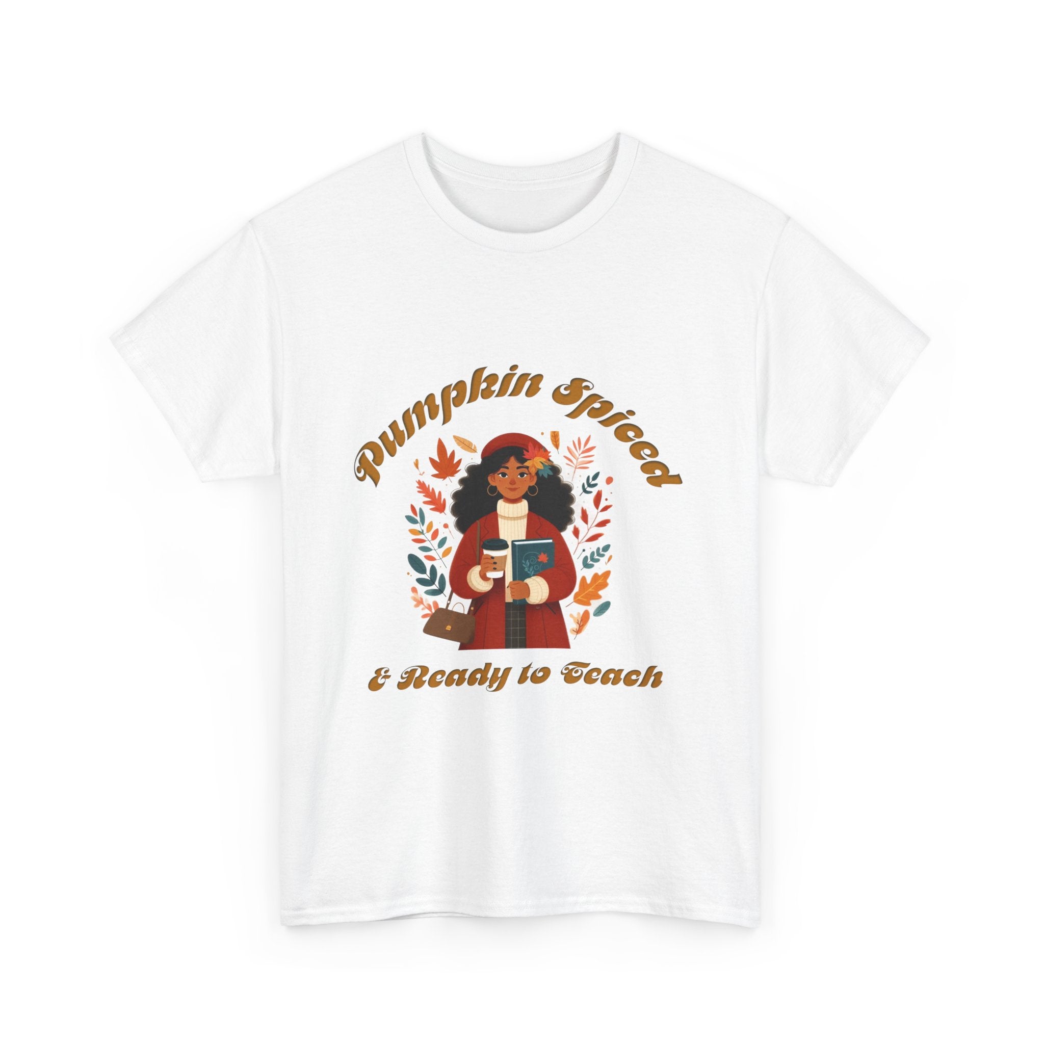 Pumpkin Spiced 1 Unisex Heavy Cotton Tee