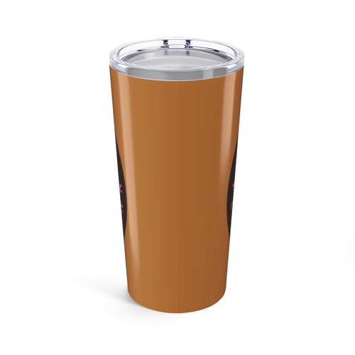 20oz Tumbler Fierce and Flawless in Pink