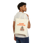 Happy Halloween 3 Cotton Canvas Tote Bag