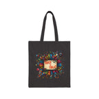 Trick or Treat Spiderweb Cotton Tote Bag