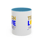 Teach Love Inspire Accent Coffee Mug