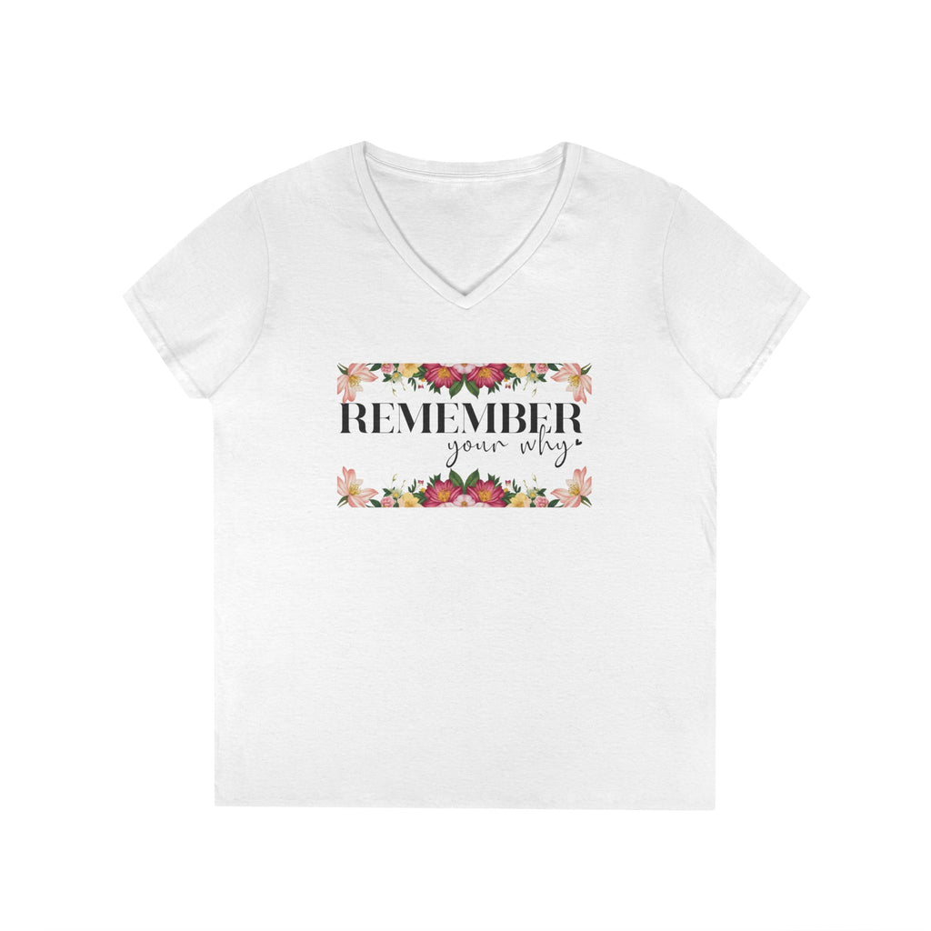 Remember Your Why V-Neck T-Shirt