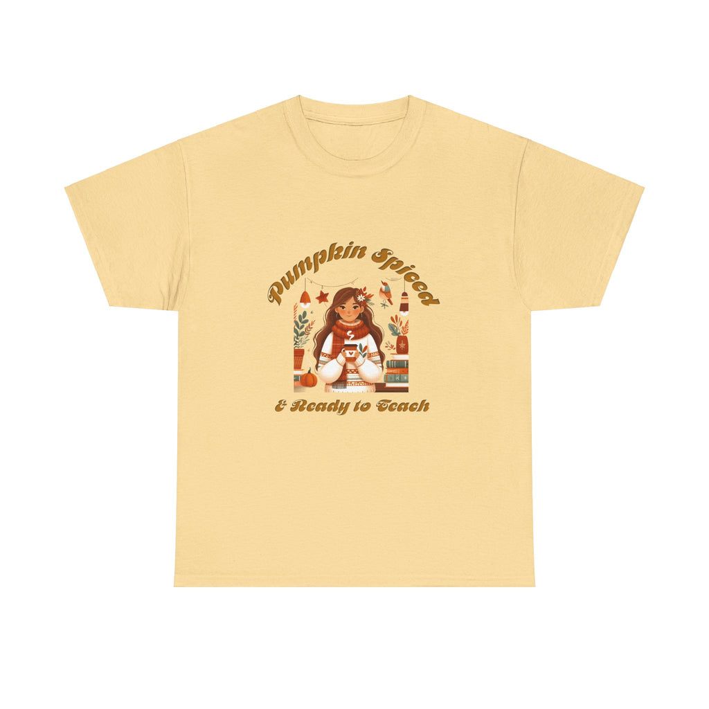 Pumpkin Spiced 3 Unisex Heavy Cotton Tee