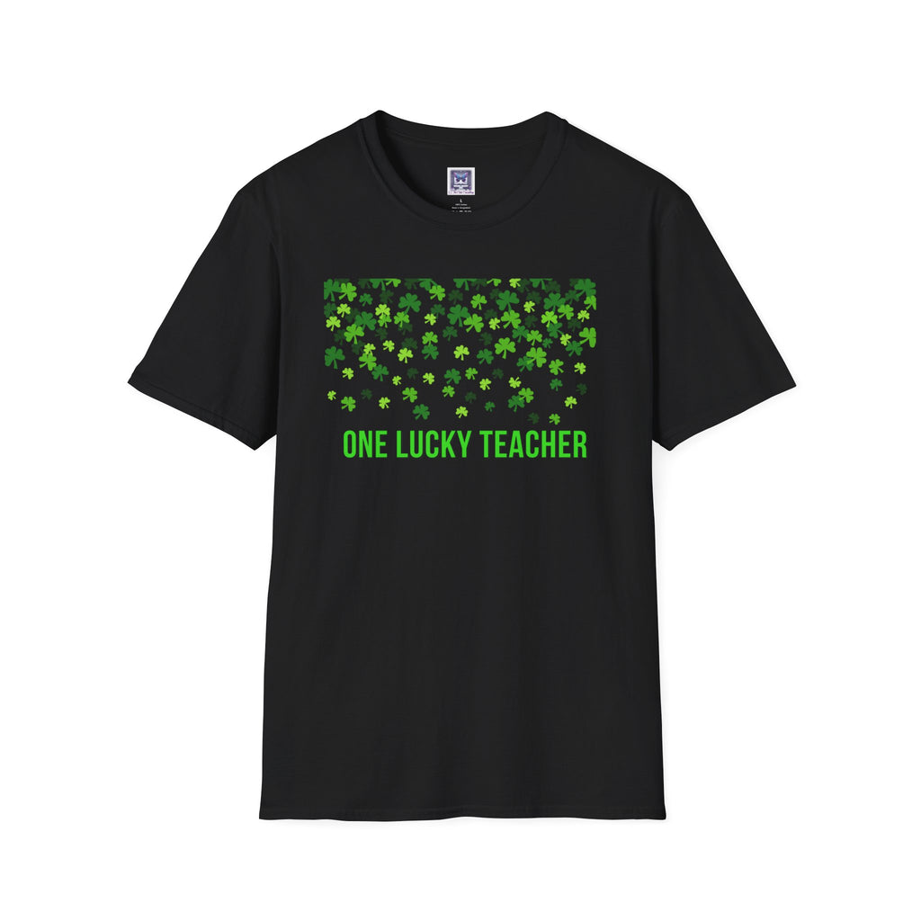 One Lucky Teacher Unisex Softstyle T-Shirt