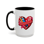 Teaching is Love Valentine’s Accent Coffee Mug (11oz, 15oz)