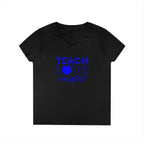 Teach Love Inspire Ladies' V-Neck T-Shirt