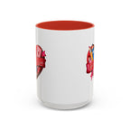 Teaching is Love Valentine’s Accent Coffee Mug (11oz, 15oz)