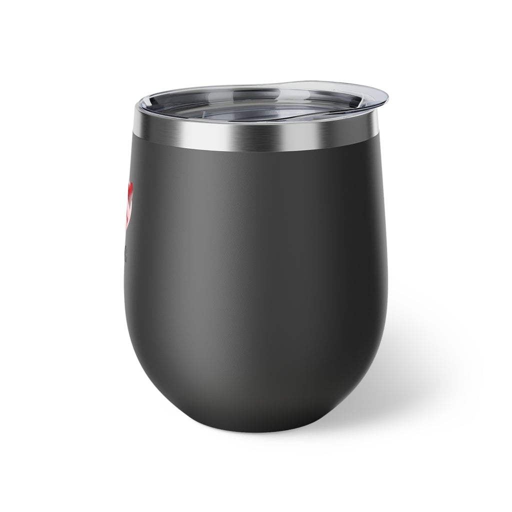 King of Hearts Valentine's Wine Tumbler