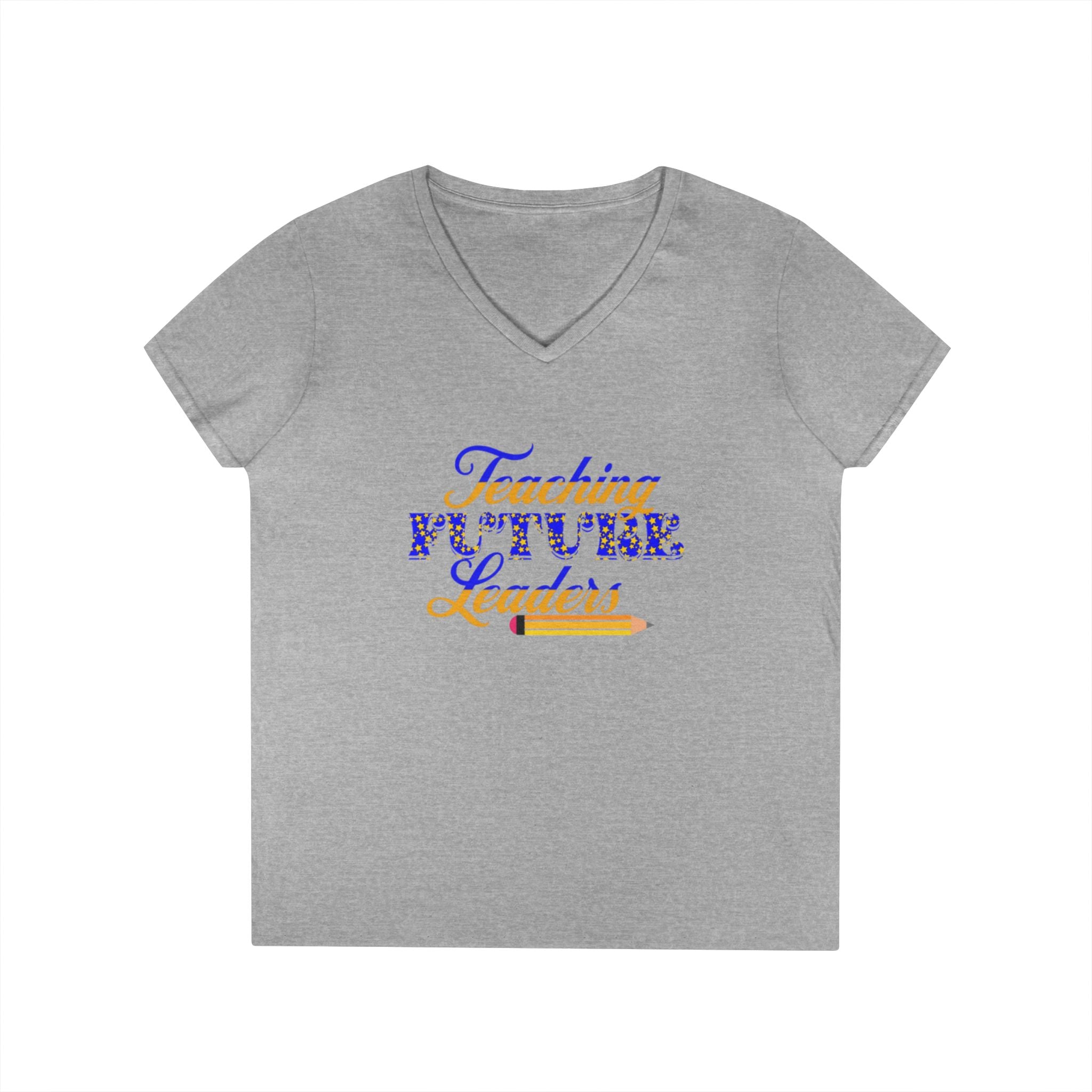 Teaching Future Leaders Ladies' V-Neck T-Shirt