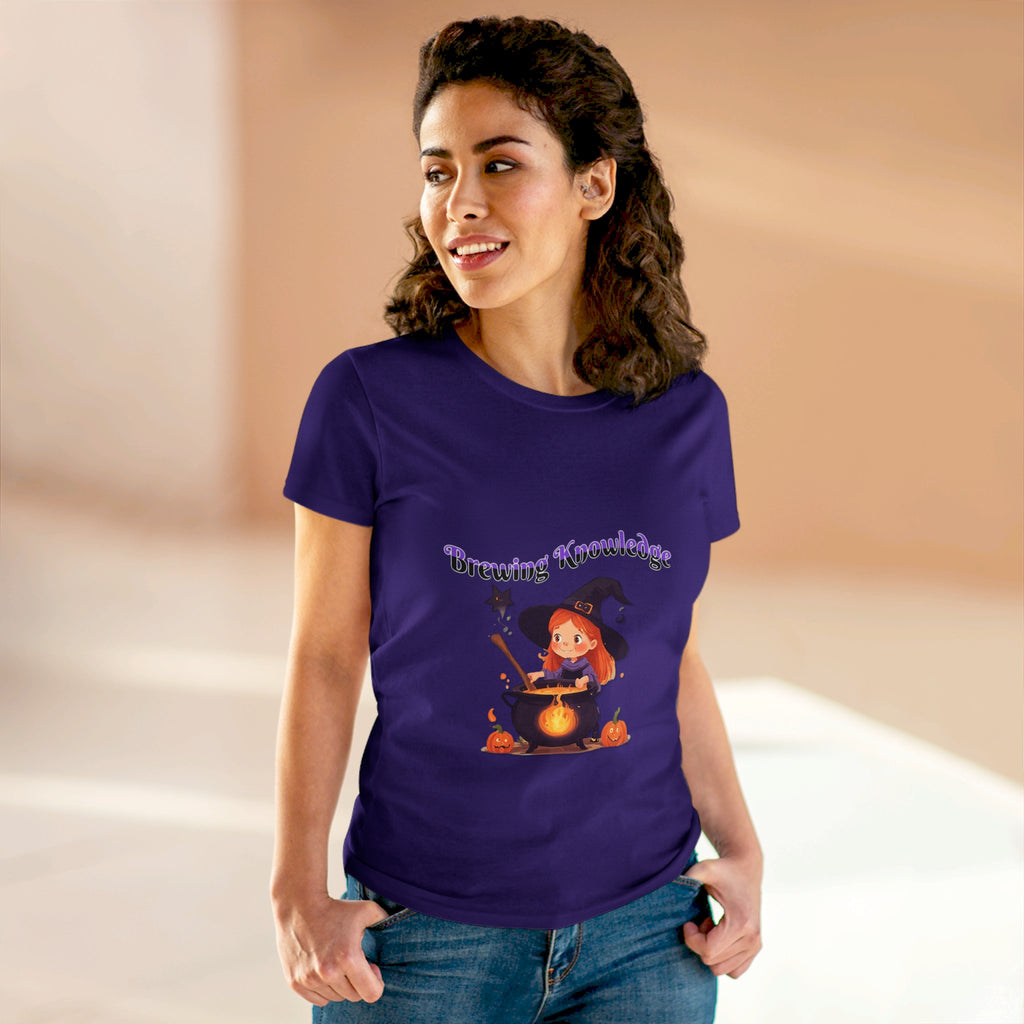 Brewing Knowledge 2 Women's Midweight Cotton Tee